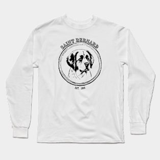 Rustic Saint Bernard Long Sleeve T-Shirt